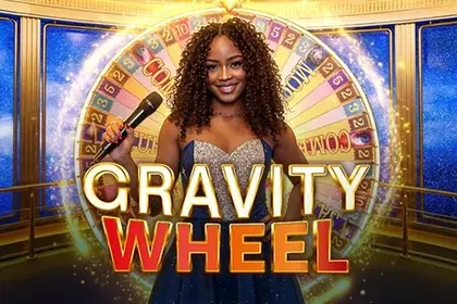 Gravity Wheel live dealer table at Robocat casino